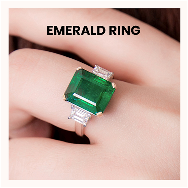 emerald ring - Must-Have Gemstones Jewelry For A Refreshing Spring Feel